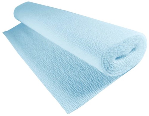 Przejdź do produktu Krepina 180 g/m2 blado-niebieska (Sky Blue) 50x250cm 559, Cartotecnica Rossi