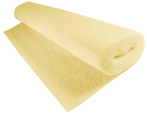 Przejdź do produktu Krepina 180 g/m2 kremowa (Cream) 50x250cm 577, Cartotecnica Rossi