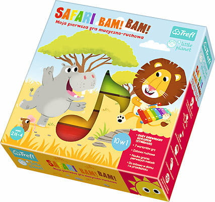 Przejdź do produktu Gra Little Planet - Safari Bam! Bam! 01383 Trefl