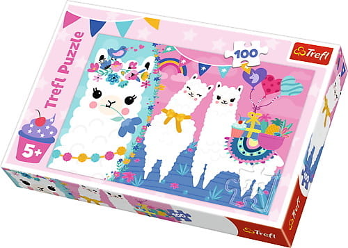 Przejdź do produktu Puzzle 100el Wesołe Lamy 16363 TREFL p12