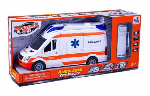 Przejdź do produktu Auto karetka światło,dźwięk 1003749