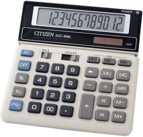 Przejdź do produktu KALKULATOR CITIZEN SDC-868 L