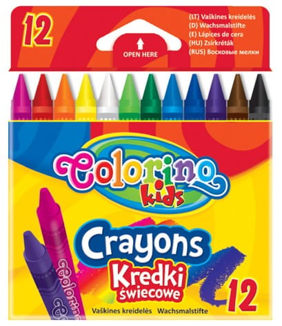 Przejdź do produktu Kredki Świecowe 12 Patio Colorino