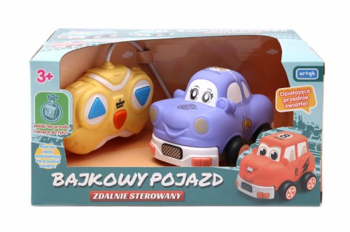 Przejdź do produktu BAJKOWY POJAZD ZDALNIE STEROWANY - FIOLETOWY