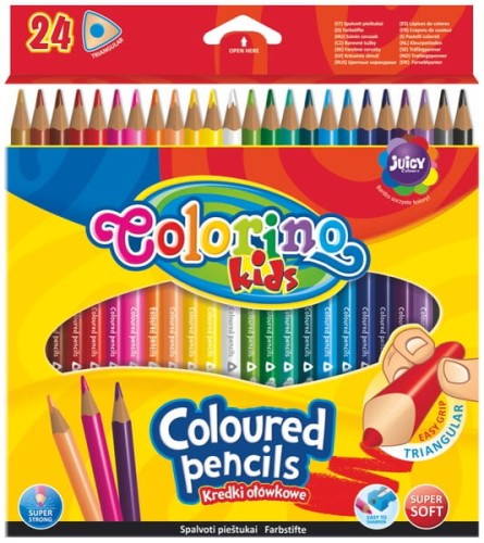 Przejdź do produktu Kredki ołówkowe 24 trój. Colorino