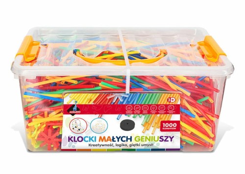 Przejdź do produktu Klocki - słomki 1000el w skrzynce 112503 p6