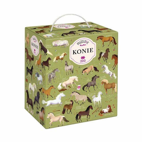 Przejdź do produktu Puzzle dla dzieci Konie 200el. Puzzlove CzuCzu