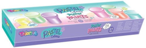 Przejdź do produktu Farby plakatowe 12 kolorów 20 ml Colorino Kids Pas