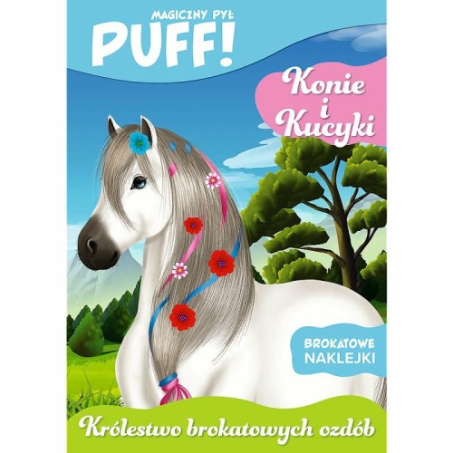 Przejdź do produktu Naklejki Brokatowe Konie i Kucyki