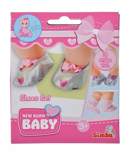Przejdź do produktu NBB Zestaw bucików dla lalek (3 pary) Simba