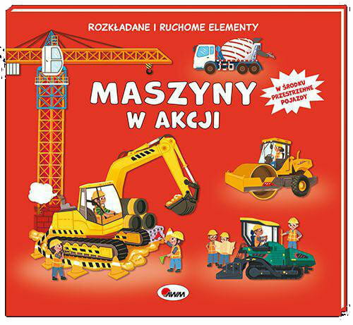 Przejdź do produktu Książka maszyny w akcji ruchome elementy
