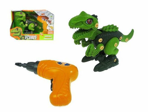 Przejdź do produktu Dinozaur do skręcania 22cm z wiertarką RS009-2