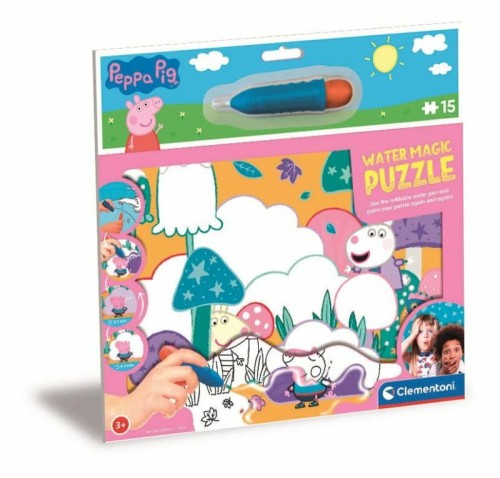Przejdź do produktu Clementoni Puzzle 15el Water Magic. Peppa Pig. Świ
