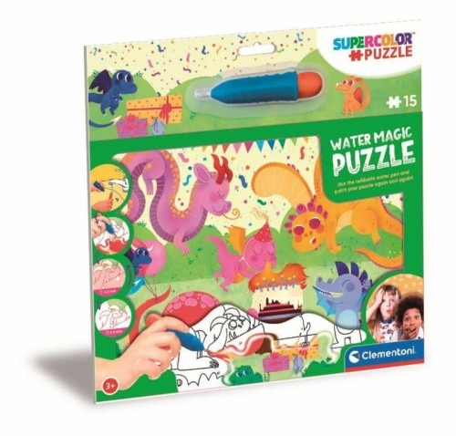 Przejdź do produktu Clementoni Puzzle 15el Water Magic. Baby Dragons 2