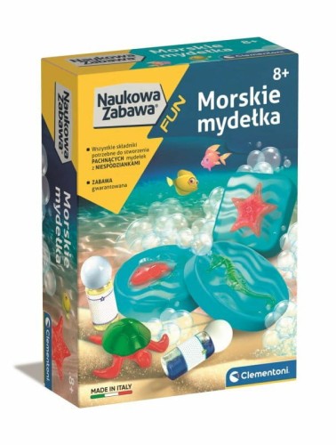 Przejdź do produktu Clementoni Naukowa zabawa Morskie mydełka 50709
