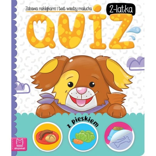 Przejdź do produktu Quiz 2-latka z pieskiem. Zabawa naklejkami i test wiedzy malucha