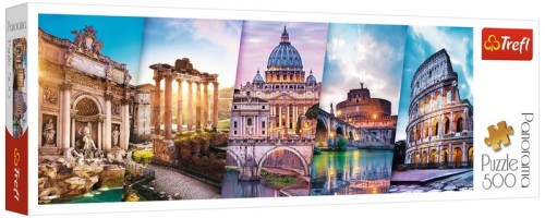 Przejdź do produktu Puzzle 500el Panorama Podróż do Włoch 29505 TREFL