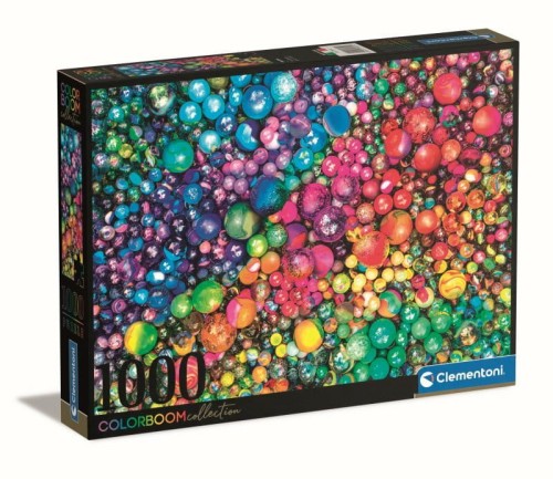 Przejdź do produktu Clementoni Puzzle 1000el color boom Marbles. Kulki