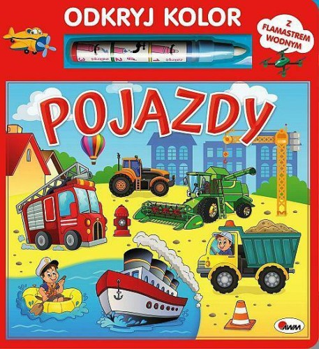 Przejdź do produktu Malowanka odkryj kolory Pojazdy