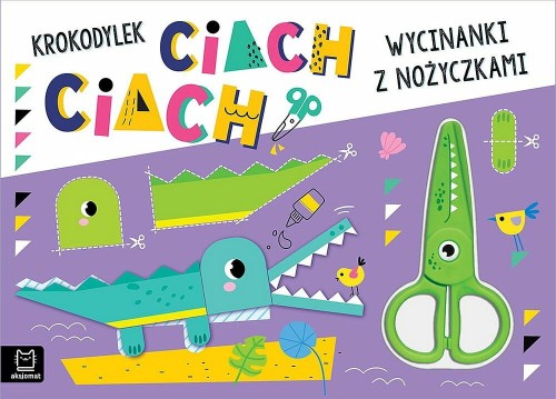 Przejdź do produktu Wycinanki z nożyczkami. Krokodylek ciach, ciach!