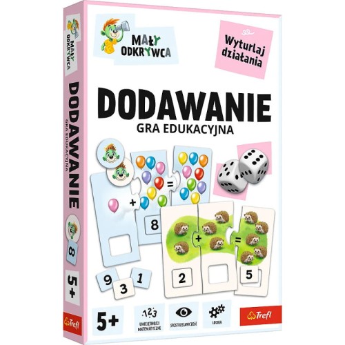 Przejdź do produktu Gra Dodawanie Mały Odkrywca, Trefl