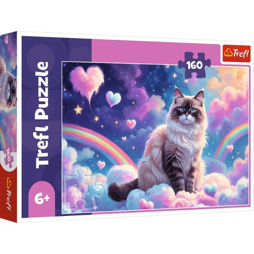 Przejdź do produktu Puzzle 160-el. Domowy kotek 13327, Trefl