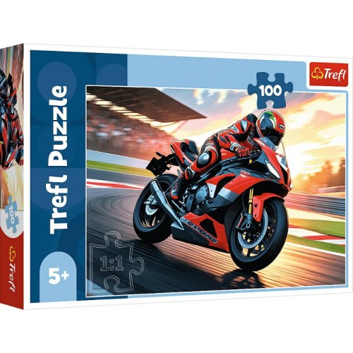 Przejdź do produktu Puzzle 100-el. Szybki motocyk 16489, Trefl