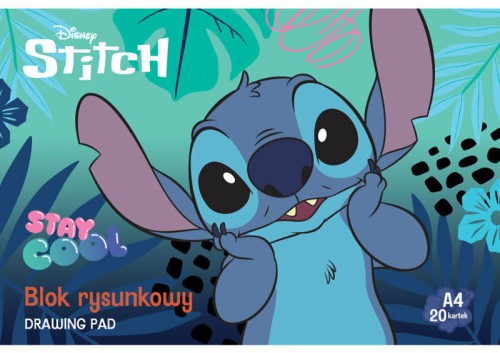 Przejdź do produktu Blok rysunkowy A4 20 k. Stitch, Unipap