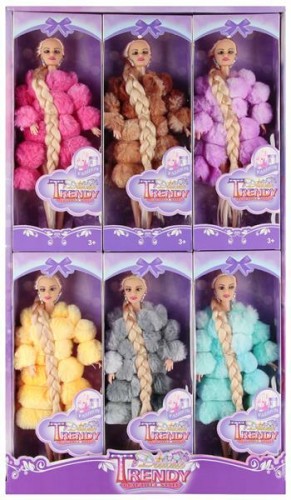 Przejdź do produktu LALKA 29CM 12X33X5 MIX6 MC DISP 12 96 192