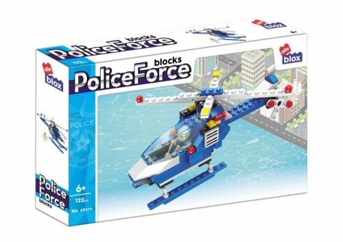 Przejdź do produktu Klocki konstrukcyjne Alleblox Policja helikopter 1