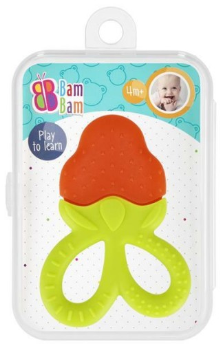Przejdź do produktu BAM BAM GRYZAK TRUSKAWKA 9X14X2 ETUI 188