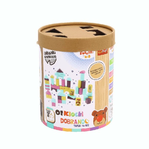 Przejdź do produktu O! Klocki Dobranoc Trefliki na noc-Bobaski i Miś 6