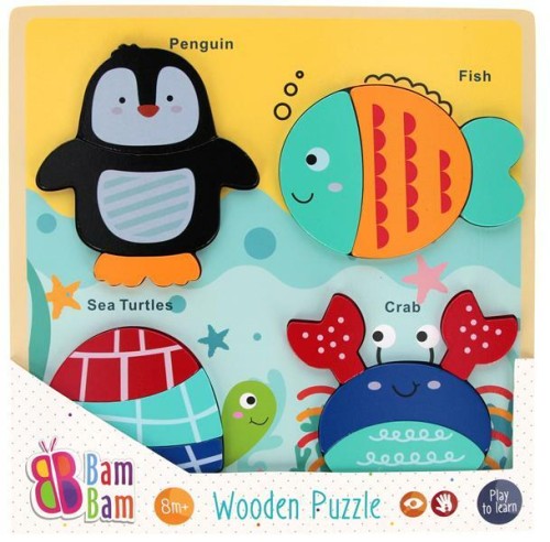 Przejdź do produktu BAM BAM UKŁADANKA DREW OCEAN 30X30X2 FOL 35
