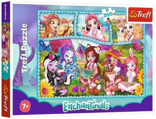 Przejdź do produktu Puzzle 200el Niezwykły świat Enchantimals 13261 Tr