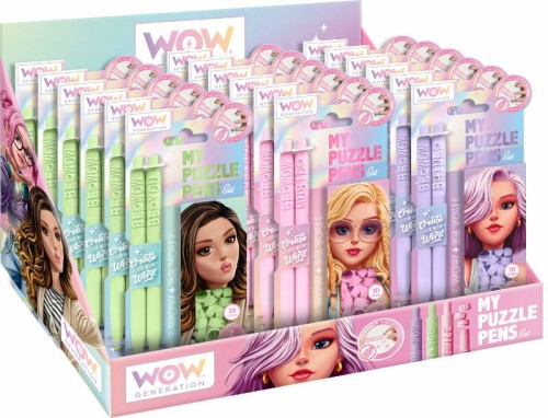 Przejdź do produktu Zestaw 2 długopisów ""Puzzle"" - 70 liter WoW Generation, Kids