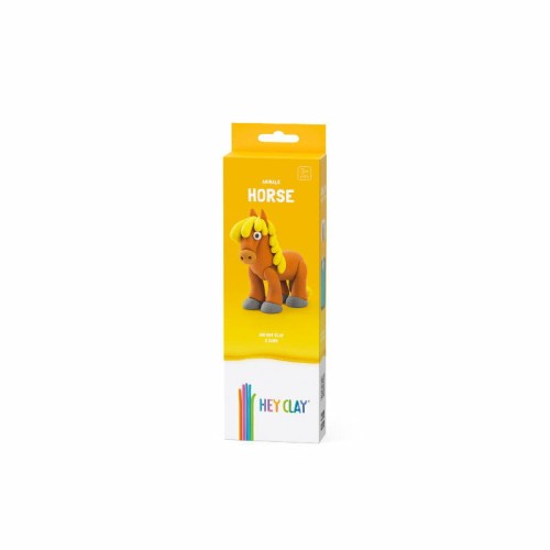 Przejdź do produktu Hey Clay Figurka zwierzęta Koń 3-pak 3 puszki 3004