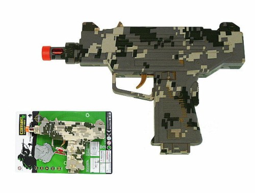 Przejdź do produktu Karabin z wibracjami 22cm dźwięk HY9020-2 mix Cena