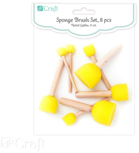 Przejdź do produktu Pędzle gąbka 8szt, Craft