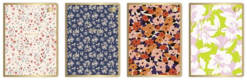Przejdź do produktu Zeszyt A5 80 k. kratka Metallic Floral, Interdruk
