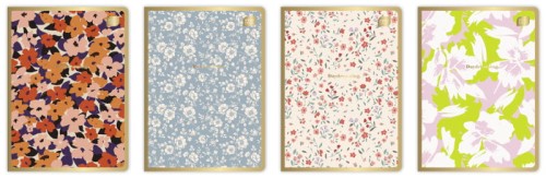 Przejdź do produktu Zeszyt A5 60 k. kratka M 70g Metallic Floral, Interdruk