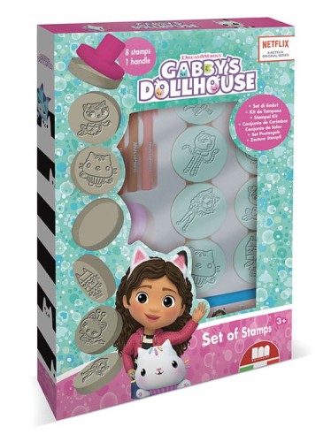 Przejdź do produktu Pieczątki Koci Domek Gabi w pudełku 8szt 56117 Mul
