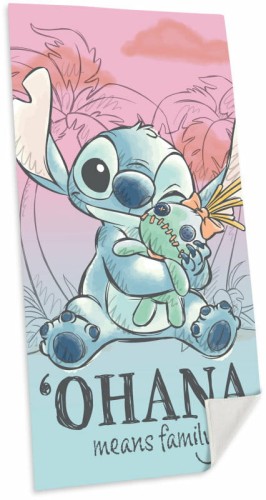 Przejdź do produktu Ręcznik plażowy bawełniany 70 x 140 cm Stitch, Kids
