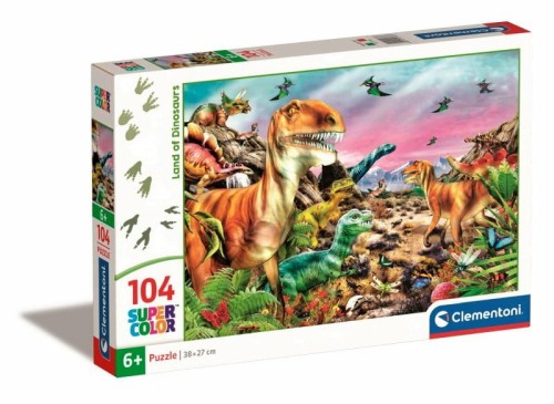 Przejdź do produktu Clementoni Puzzle 104el Super Kraina Dinozaurów 25