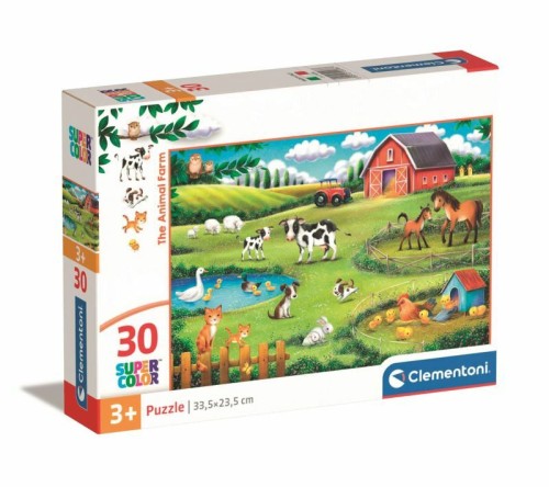 Przejdź do produktu Clementoni Puzzle 30el SuperColor The Animal Farm