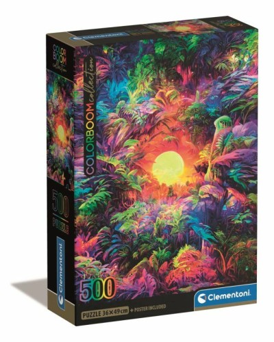 Przejdź do produktu Clementoni Puzzle 500el Compact colorboom Psychede