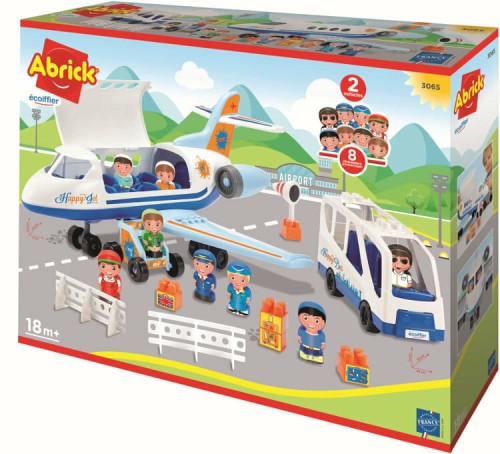 Przejdź do produktu Abrick Samolot + autobus 3065 Ecoiffier
