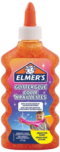 Przejdź do produktu Klej błyszczący z brokatem pomarańczowy 177ml ,2109486 Elmer`s