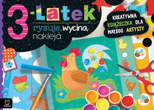 Przejdź do produktu 3-latek rysuje, wycina, nakleja. Kreatywna książeczka dla małego artysty