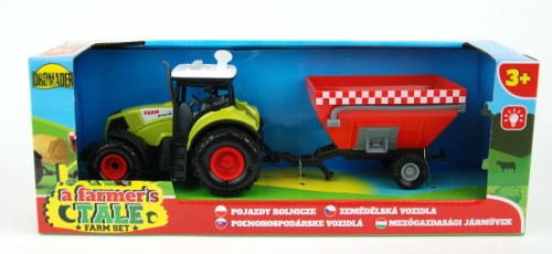 Przejdź do produktu TRAKTOR Z PRZYCZEPĄ DŻWIĘK W PUDEŁKU 0447