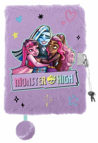 Przejdź do produktu Pamiętnik z kłódką włochacz A5 96k Monster High